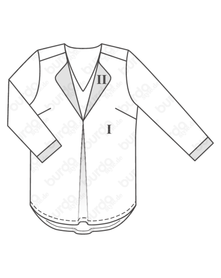 Blouse n°128 de Burda Style Décembre 2017