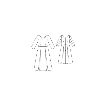 Robe n°128 de Burda Style Octobre 2012