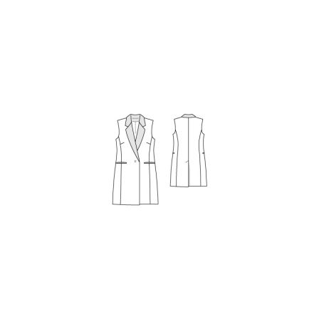 Gilet long n°129