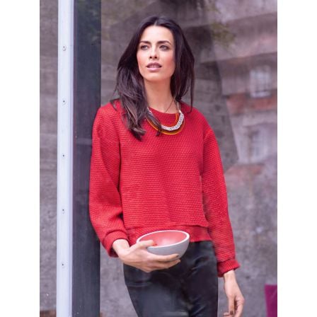 Sweater n°129 de Burda Style Août 2013