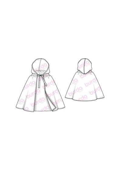Petit chaperon rouge n°130 de Burda Style Janvier 2017