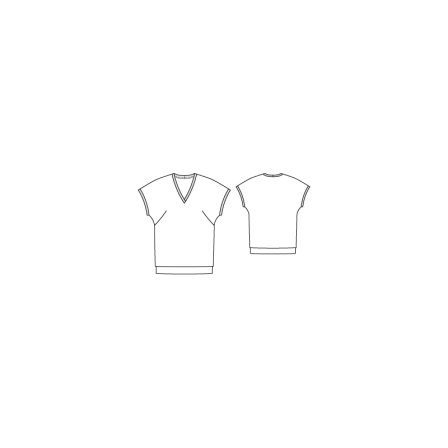 T-shirt Double n°130 de Burda Style Mars 2015