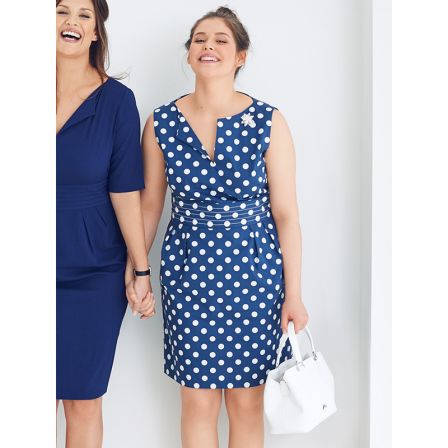 Robe tulipe n°130 de Burda Style Juillet 2016