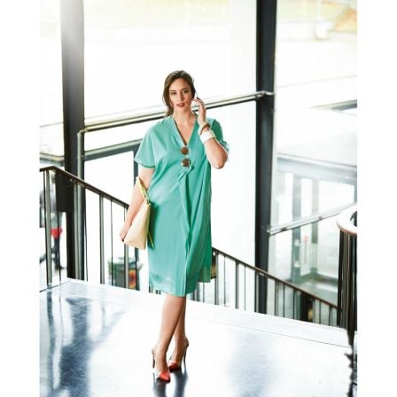 Robe à Volants n°131 de Burda Style Mars 2015