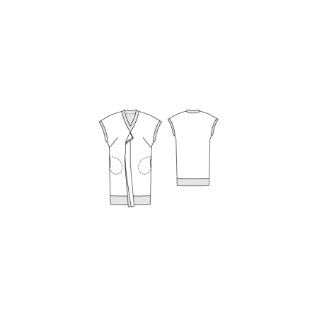 Robe à Volants n°131 de Burda Style Mars 2015