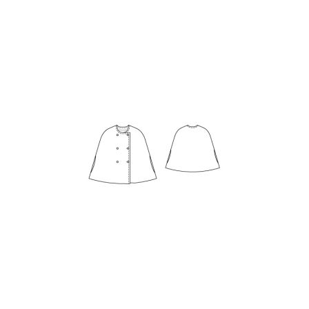 Cape n°131 de Burda Style Août 2012