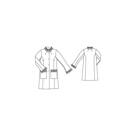 Manteau n°131 de Burda Style Février 2015