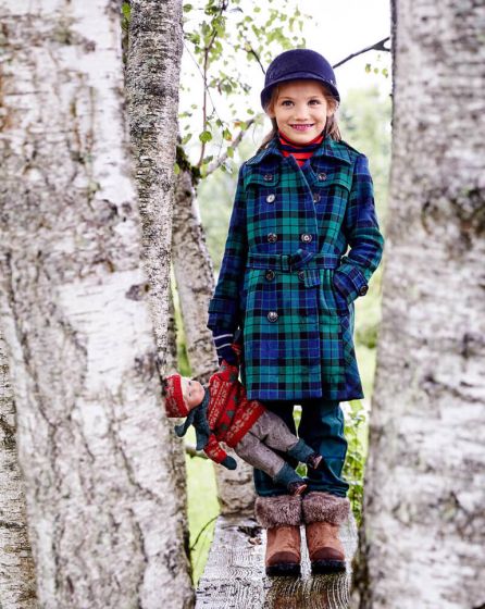 Trench coat pour enfant n°132 de Burda Style Décembre 2017