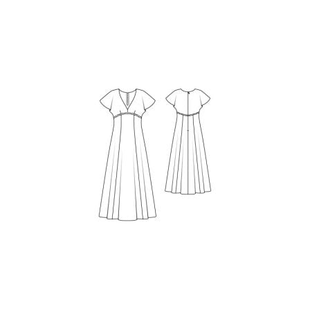 Robe de mariée n°132 de Burda Style Mars 2013