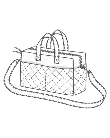 Sac à langer n°133 de Burda Style Octobre 2017