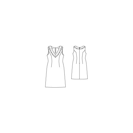 Petite robe noire n°134 de Burda Style Novembre 2016