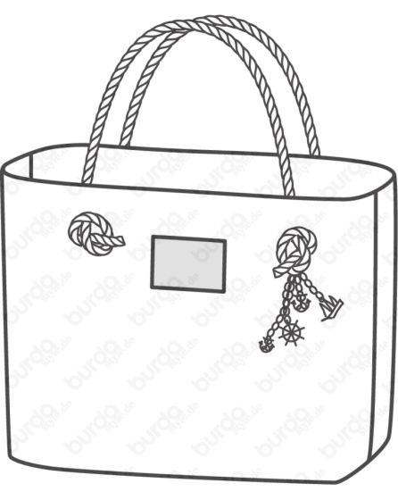 Petit sac de plage n°134 de Burda Style Avril 2017
