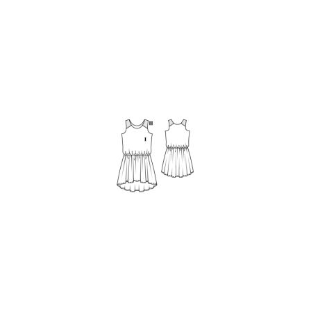 Robe n°135 de Burda Style Juillet 2016