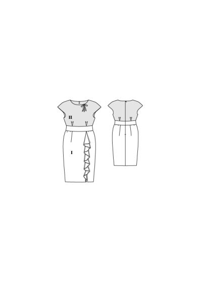Robe n°135 de Burda Style Septembre 2016
