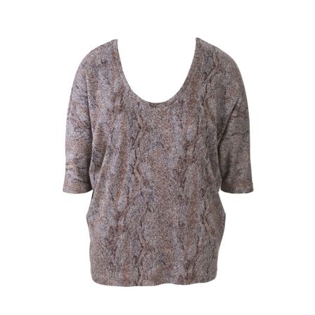 Tee-shirt-robe n°135 de Burda Style Novembre 2013