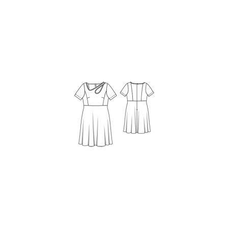 Robe n°136 de Burda Style Juin 2016