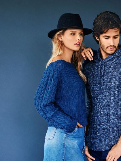 Pull à torsades n°136 de Burda Style Decembre 2016