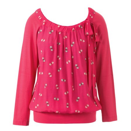 T-shirt blousant n°136 de Burda Style Octobre 2014