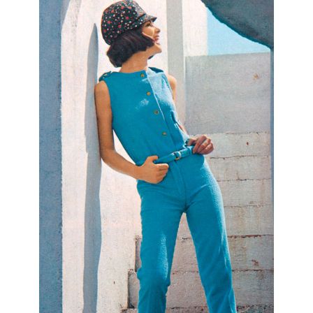 Corsage et Pantalon n°136 de Burda Style Juin 2013