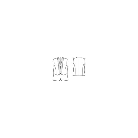 Gilet n°136 de Burda Style Août 2012