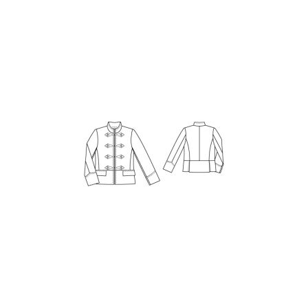Veste homme, foulard, écharpe n°138 de Burda Style Janvier 2013