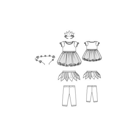 Tenue de fée n°138 de Burda Style Janvier 2015