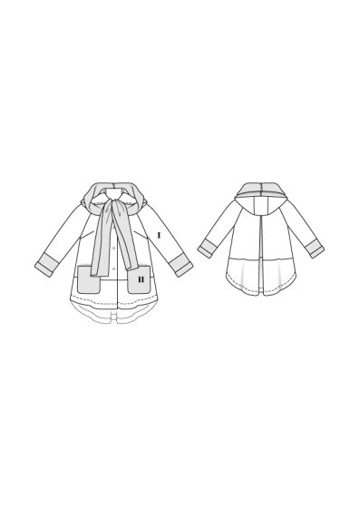 Manteau 7/8e  n°139 de Burda Style Septembre 2016