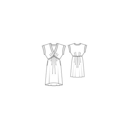 Robe aérienne n°140 de Burda Style Décembre 2014