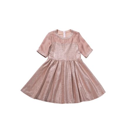 Robe Fillette lamée n°142