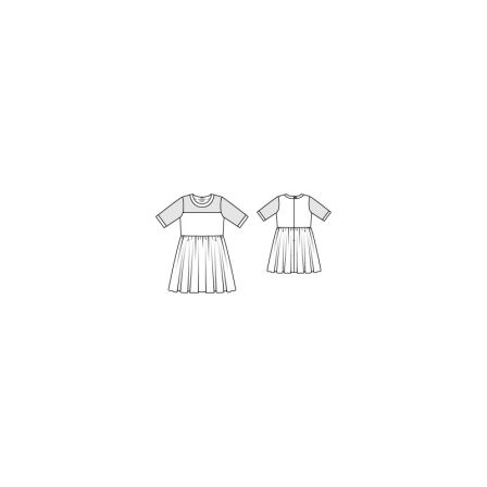 Robe Fillette lamée n°142
