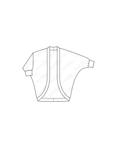 Veste en Satin 123 | Burda Style 12/19