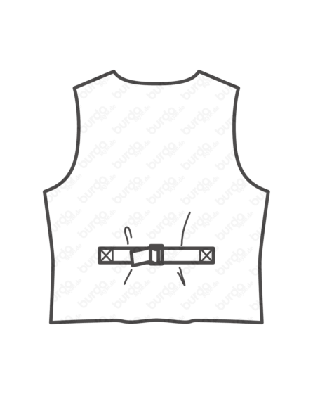Gilet en Coton 129 | Burda Style 10/19