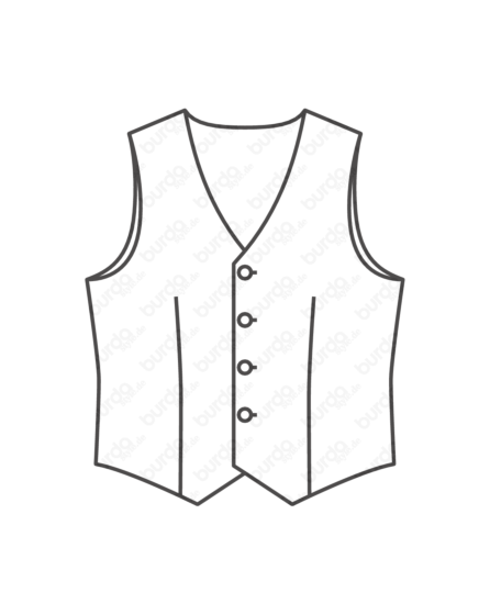 Gilet en Coton 129 | Burda Style 10/19