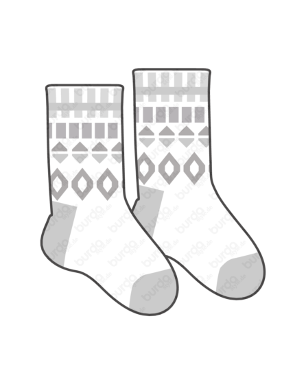 Chaussettes en Mailles 138 | Burda Style 10/19