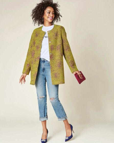 Gilet en Tweed #1 | Burda Easy 2 2018