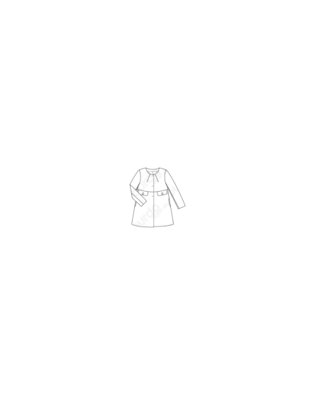Manteau en Jacquard 104 | Burda Style 01/20
