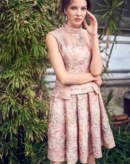 Robe en Jacquard 121 | Burda Style 01/20
