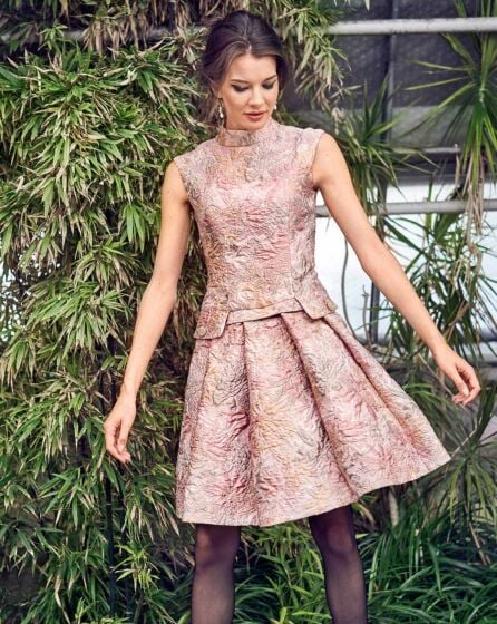 Robe en Jacquard 121 | Burda Style 01/20