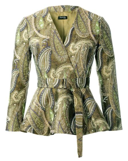 Veste en Brocade 101 | Burda Style 02/20
