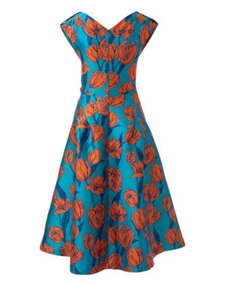 Robe en Jacquard 121 | Burda Style 02/20