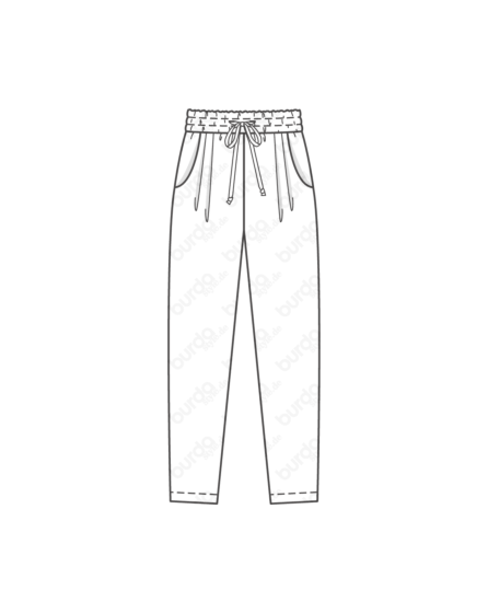 Pantalon en jersey n°131 | Burda Style 08/24 best of Burda Style 12/19
