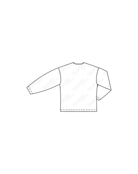 Sweatshirt en Mailles 108 | Burda Style 10/19