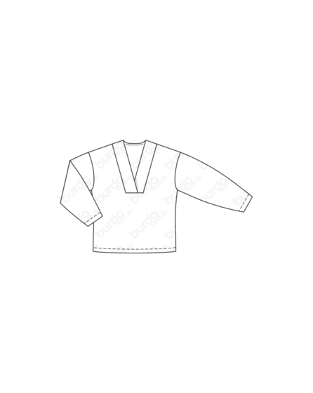 Sweatshirt en Mailles 108 | Burda Style 10/19