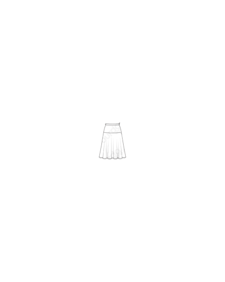 Jupe en Viscose 111 | Burda Style 03/20