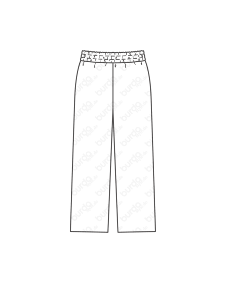 Pantalon en Crêpe 127 | Burda Style 10/19