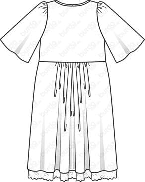 Robe en Polyester n°109 | Burda Style 07/20