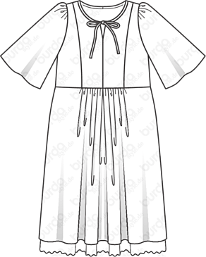 Robe en Polyester n°109 | Burda Style 07/20