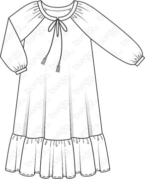 Robe en Batiste n°112 | Burda Style 07/20