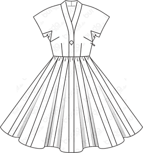 Robe en Polyester n°121 | Burda Style 07/20