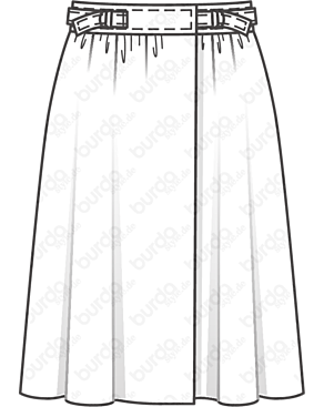 Jupe en Coton n°109 | Burda Style 06/20